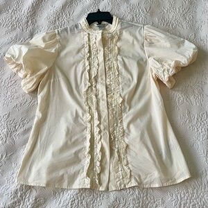 Nygaard Collection Cream Blouse